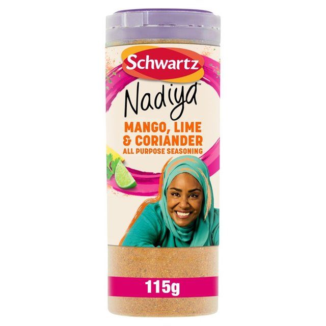 Schwartz x Nadiya Mango Lime & Coriander All Purpose Seasoning Drum   115g