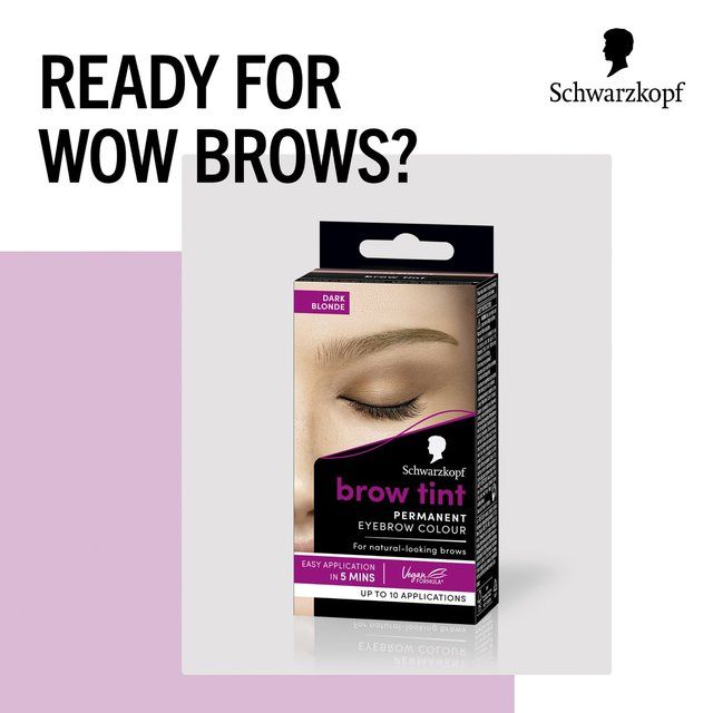 Schwarzkopf Brow Tint Permanent Eyebrow Colour Dark Blonde 17ml