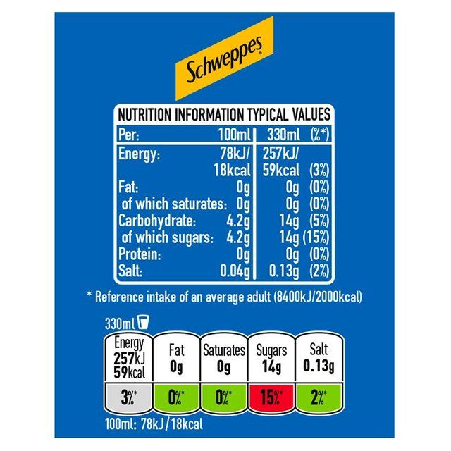 Schweppes Lemonade 6 x 330ml
