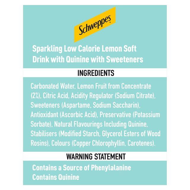 Schweppes Slimline Bitter Lemon 1L