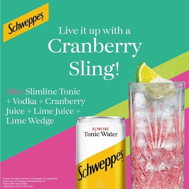 Schweppes Slimline Tonic Water 12 x 150ml