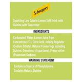 Schweppes Slimline Tonic with Zest of Lemon 1L