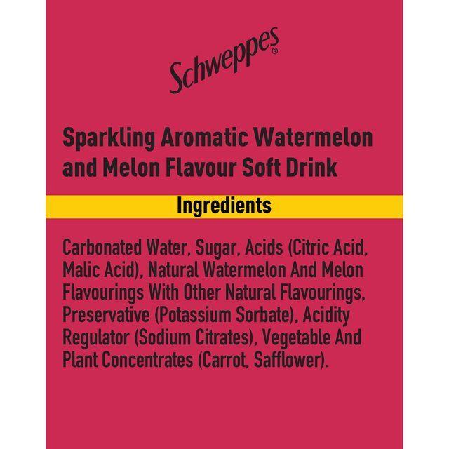 Schweppes Watermelon Melon Soda 1L