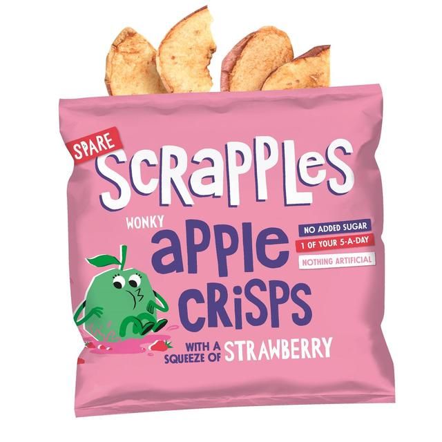 Scrapples Apple & Strawberry Fruit Crisps   12g