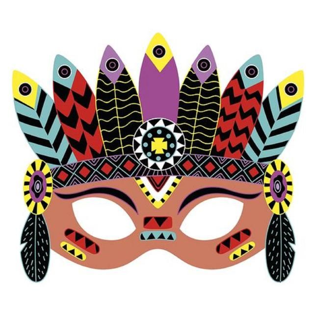 Scratch Art Party Masks