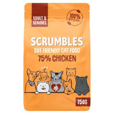 Scrumbles Adult Dry Cat Food Chicken 750g