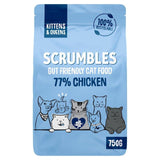 Scrumbles Kitten & Queens Dry Cat Food Chicken 750g