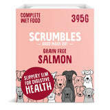 Scrumbles Salmon Wet Dog Food Tray 395g
