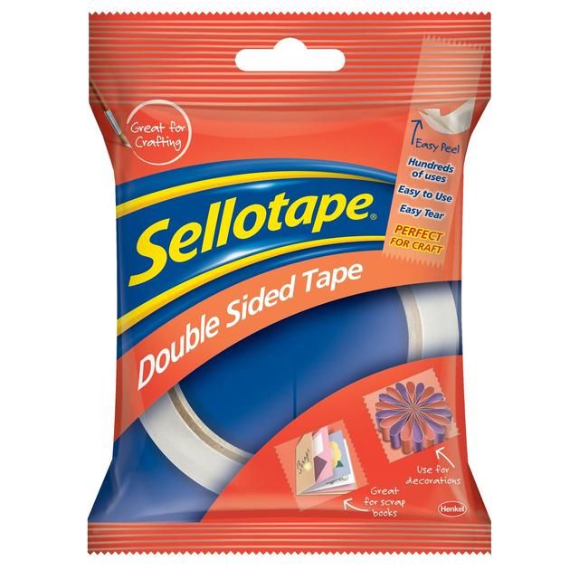 Sellotape Double Sided 12mm 33m