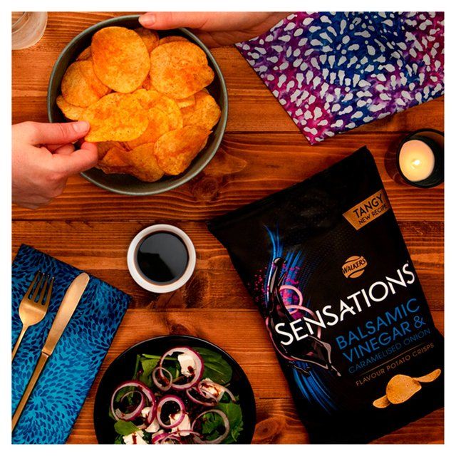 Sensations Balsamic Vinegar & Caramelised Onion Sharing Bag Crisps 150g