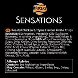 Sensations Roasted Chicken & Thyme Sharing Bag Crisps 150g