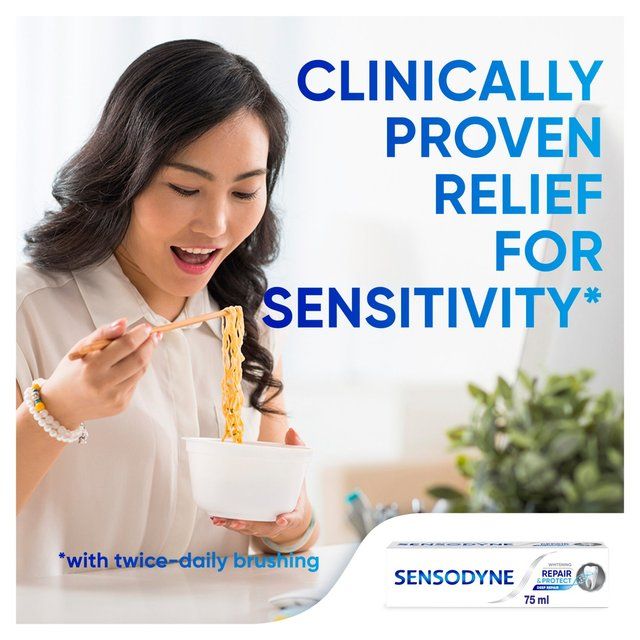 Sensodyne Repair & Protect Sensitive Whitening Toothpaste   75ml