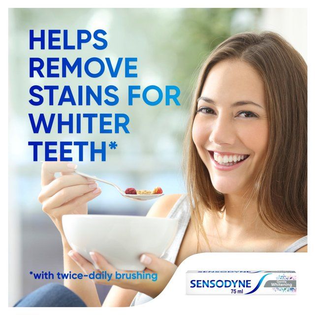 Sensodyne Sensitive Daily Care Gentle Whitening Toothpaste   75ml