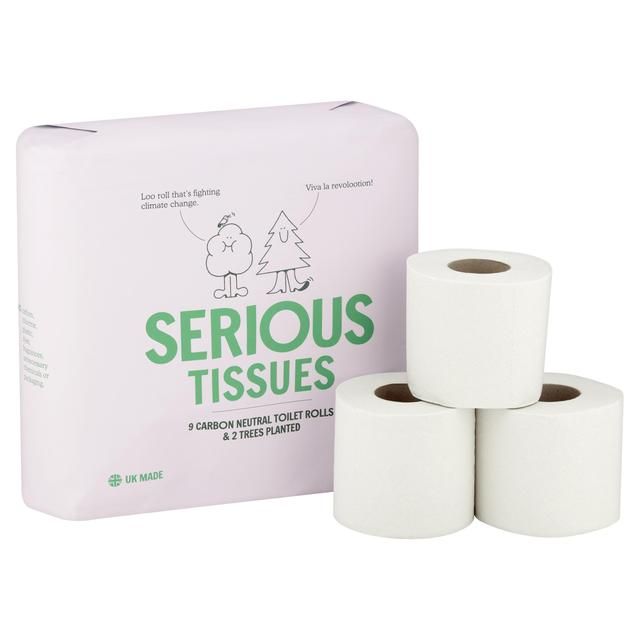 Serious Tissues Carbon Neutral Toilet Roll 9 per pack
