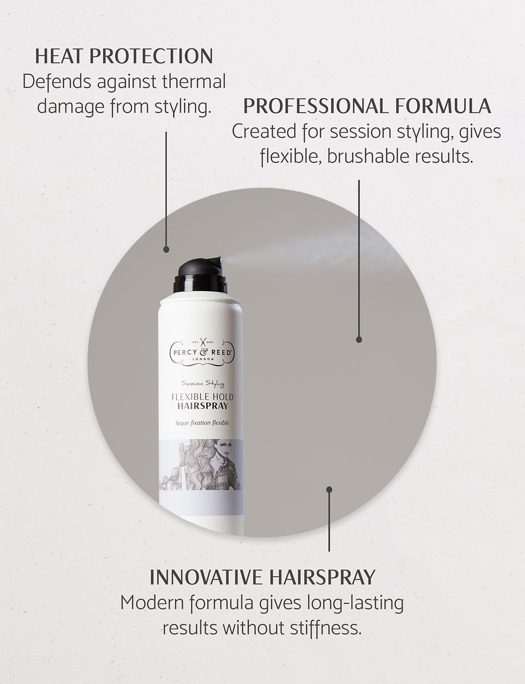 Session Styling Flexible Hold Hairspray 250ml