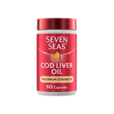 Seven Seas Cod Liver Oil Max Strength Omega-3 & Vitamin D Capsules 60 per pack