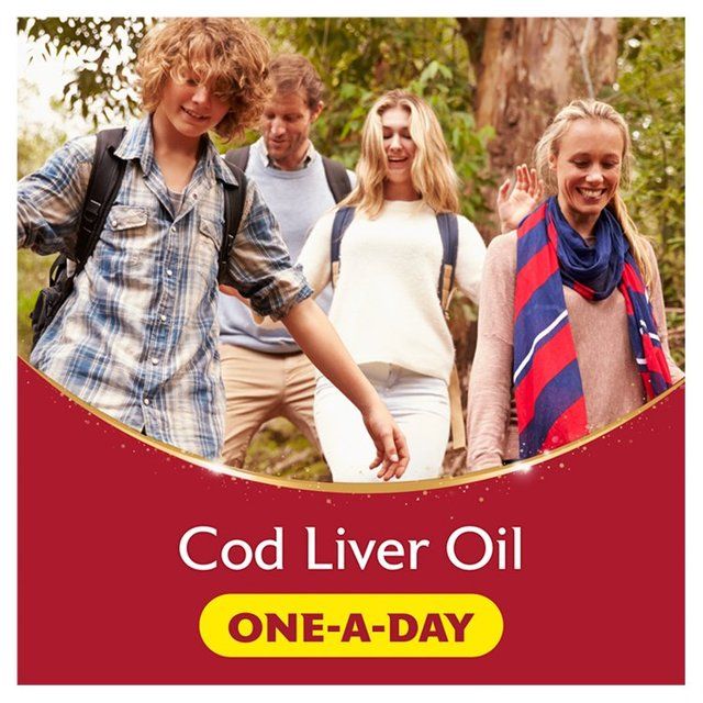 Seven Seas Cod Liver Oil One A Day Omega-3 Fish Oil & Vitamin D Caps 120 per pack