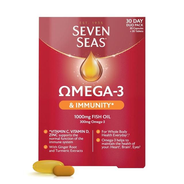 Seven Seas Omega 3 plus Immunity 30 per pack