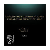 Sheba Sauce Lover Adult Wet Cat Food Tray MSC Tuna in Gravy 85g