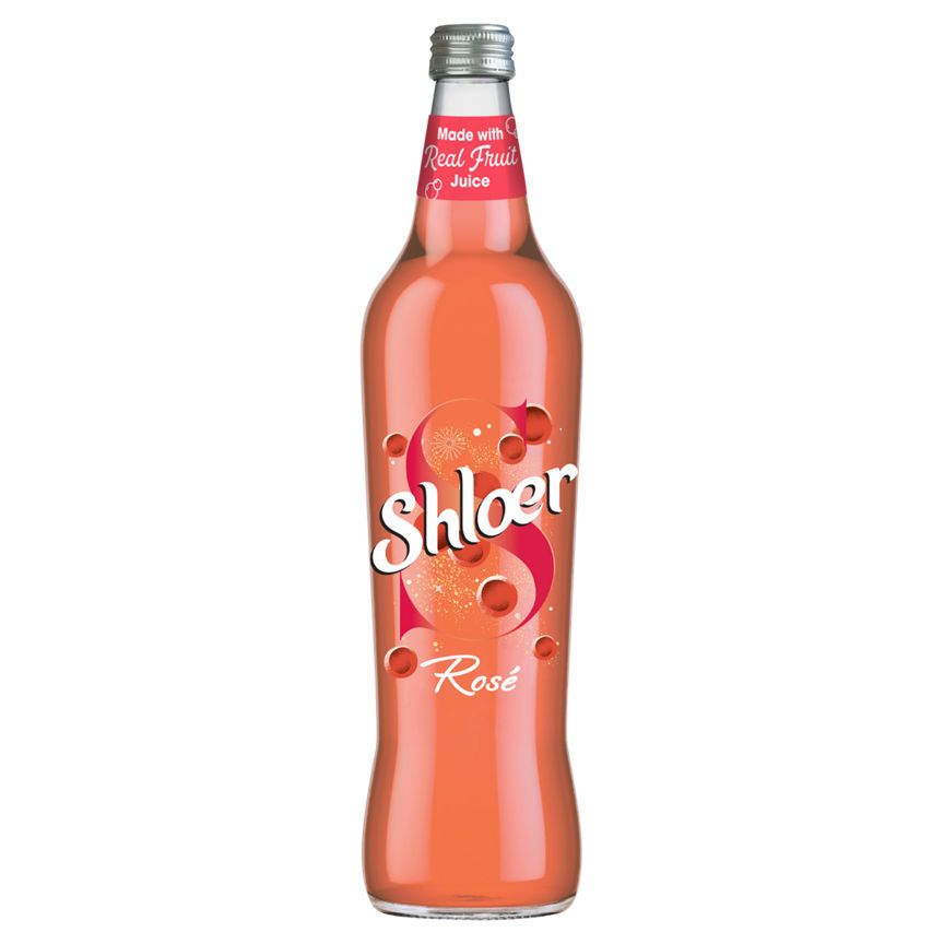 Shloer Rose Sparkling Grape Juice Drink