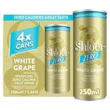 Shloer Zero White Grape 4PK 4 x 250ml
