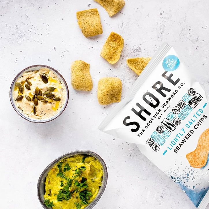 Shore Seaweed Sweet Sriracha Seaweed Chips 25g Sweet Sriracha