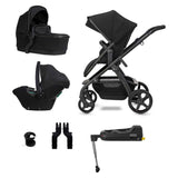 Silver Cross Wave Onyx Pushchair with Travel Pack