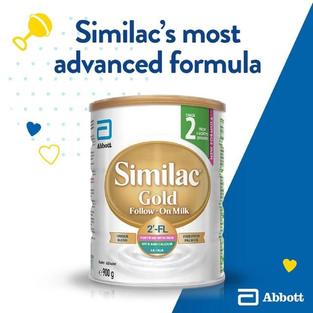Similac Gold 2 Follow-on Milk Powder 6 mths+ 900g