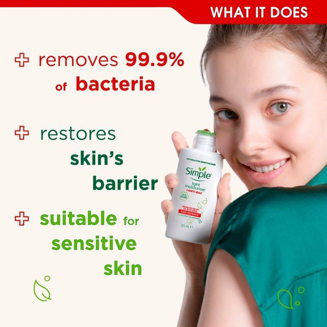 Simple Antibac Moisturiser 125ml