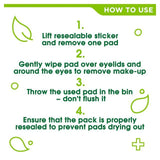 Simple Kind to Skin Eye Make Up Remover Pads 30 per pack