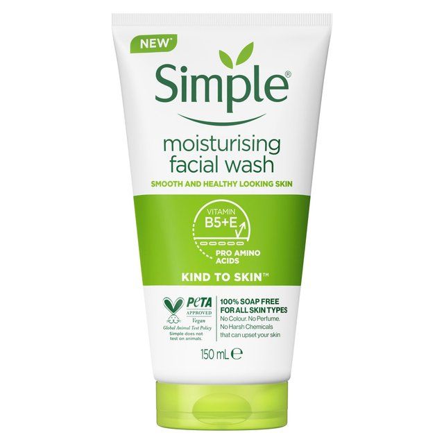 Simple Kind to Skin Moisturising Facial Wash Gel 150ml