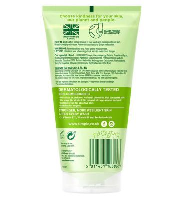 Simple Kind to Skin Refreshing Facial Wash 50ml