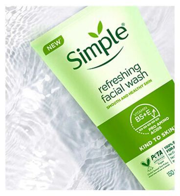Simple Kind to Skin Refreshing Facial Wash Gel 150 ml