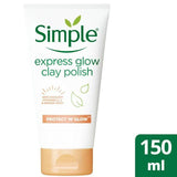 Simple Protect 'N' Glow Clay Polish Cleanser Express Glow 150ml