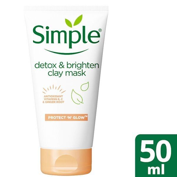 Simple Protect 'N' Glow Detox & Brightening Clay Mask 50ml