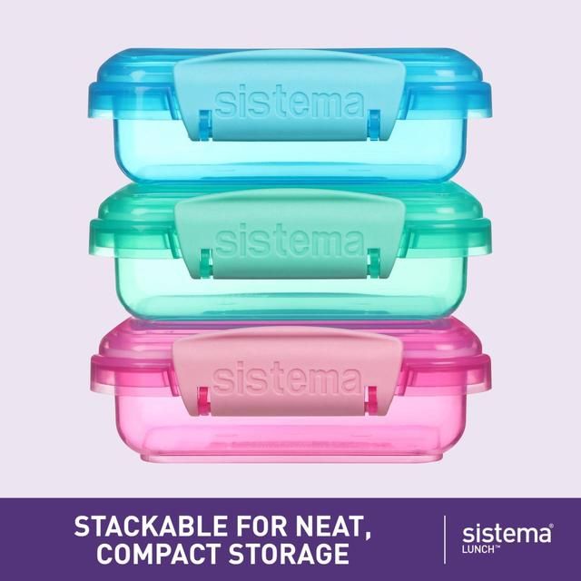 Sistema Lunch Food Storage Containers 3x200ml