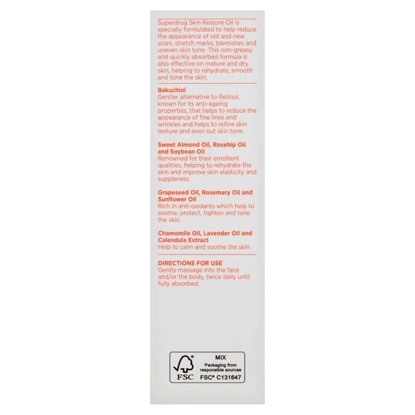 Skin Restore Oil 125ML Formula V20611/15