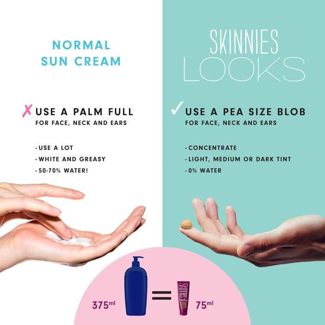 Skinnies Looks Tinted SPF 30 Light BB Cream Vegan 75ml