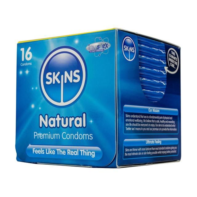 Skins Natural Condoms 16 per pack
