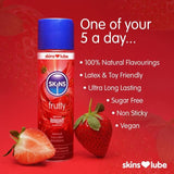 Skins Strawberry Flavoured Water Based Lubricant 130ml