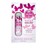 Skins Super Excite Clitoral Stimulation Lubricant Gel 30ml