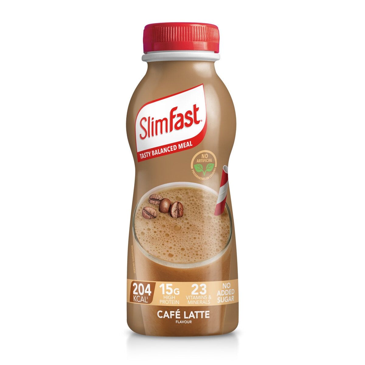 Slimfast Cafe Latte Shakes, 6 x 325ml
