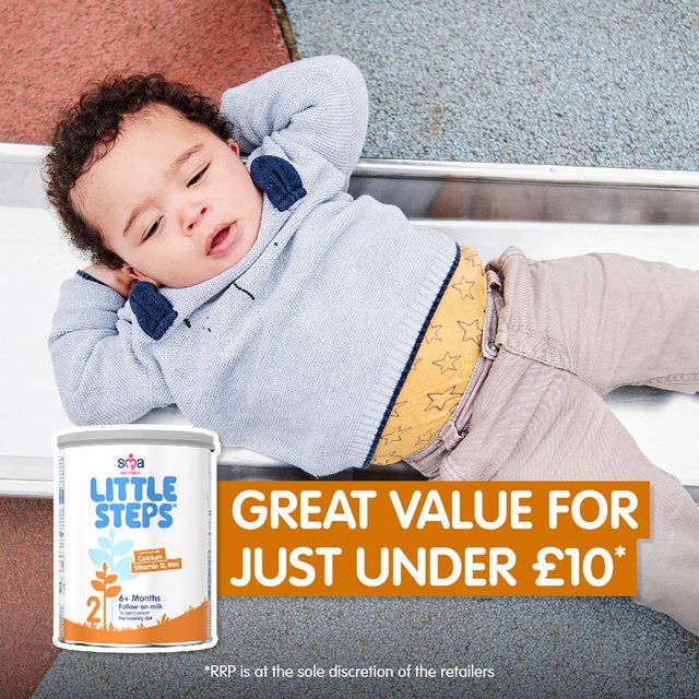 SMA Little Steps 2 Follow-on Milk Powder 6 mths+ 800g