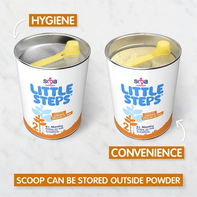 SMA Little Steps 2 Follow-on Milk Powder 6 mths+ 800g