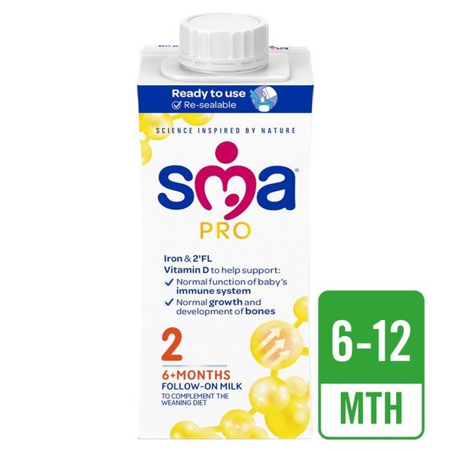 SMA Pro 2 Follow-on Milk Ready to Use 6 mths+ 200ml