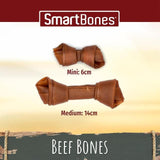 SmartBones 2 Medium Beef Rawhide Free Bone Dog Treats 158g