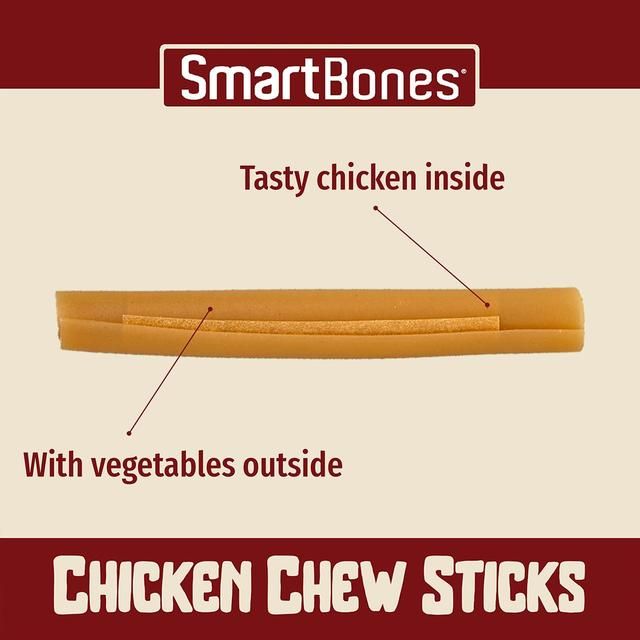 SmartBones Chicken Rawhide Free Sticks Dog Treats 10 per pack