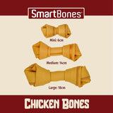 SmartBones Medium Chicken Rawhide Free Bones Dog Treats 158g
