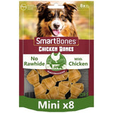 SmartBones Mini Chicken Rawhide Free Bones Dog Treats 128g