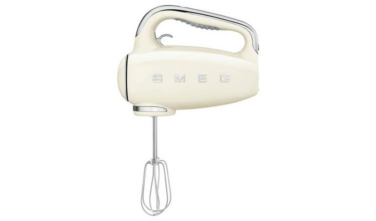 Smeg HMF01CRUK 50's Style Retro Electric Hand Mixer - Cream